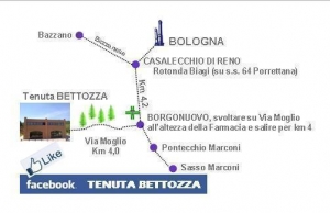 Dove siamo - Tenuta Bettozza